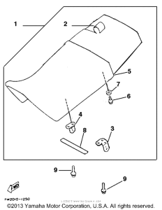 XT225E Сиденье