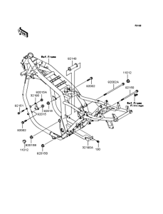 ZR1200 Крепление двигателя