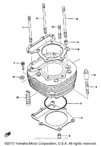 XT500C Цилиндры