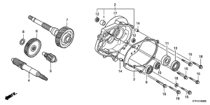 SH125D Трансмиссия