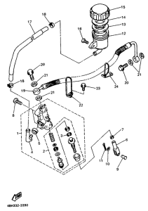 GTS1000 Задний торм цилиндр