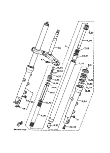 TZR250 ﾌﾛﾝﾄﾌｵｰｸ