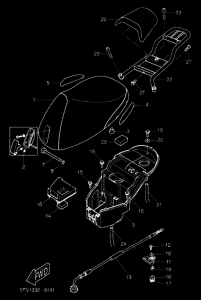 YH50 Сиденье и держатель