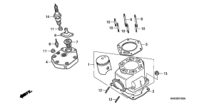 CRM125R Cylinder / cylinder head