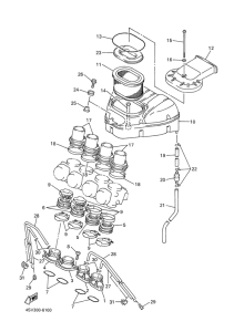 YZF1000R Впускная система