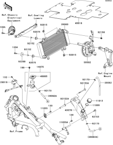 EX250 Радиатор