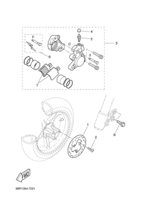 YQ50L Передний суппорт