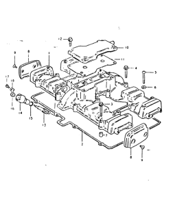 GSX1100 Крышка головки цилиндров