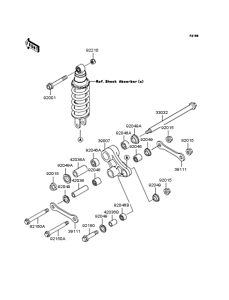 KLE500 Задняя подвеска