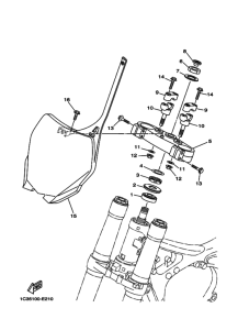 YZ250 YZ250V Регулятор