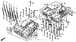 CB1000 Картер двигателя
