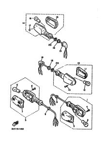 FZR1000 FZR1000F Проблесковый световой сигнал