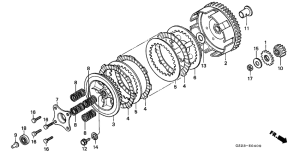 CR80R Бендикс