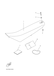 DT50R Seat & carrier