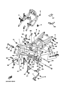 TZR250RS ﾌﾚｰﾑ