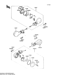 VN750 Сигнал поворота