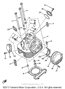 SR250J Головка цилиндров