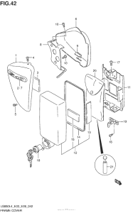LS650 Обтекатель рамы