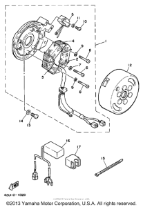 XT250LC Генератор