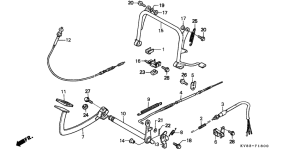 CH125 Stand / brake pedal