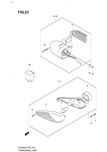 AY50 Сигнал поворота