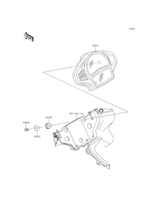 EX400 Спидометр