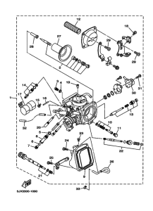 XVS125 Carburetor assy