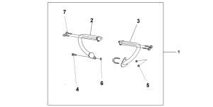 CB750F Зажита двигателя
