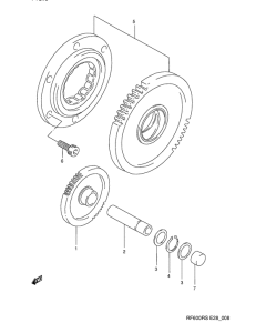 RF600 Муфта стартера