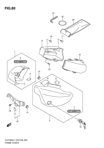 VLR1800 Обтекатель задний
