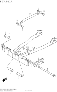 TU250 Rear Swingingarm