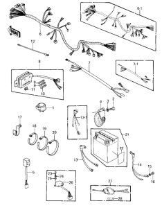KZ550 Электрика