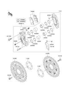 ZR1200 Передний тормоз