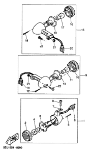 YH50 Поворотники