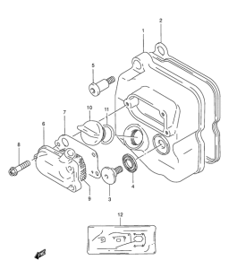 AN125 Крышка головки цилиндров