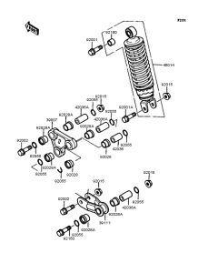 KMX50 Подвеска  /  амортизатор