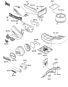 KZ1100 Наклейки