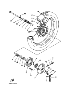 SR125 ﾌﾛﾝﾄﾎｲｰﾙ