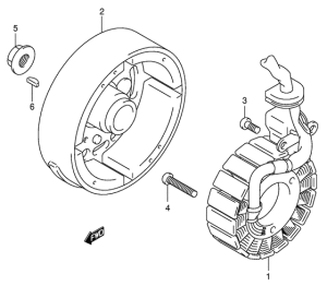 UE125 Зажигание