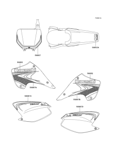 KX125 Decals(m7f / m8f)