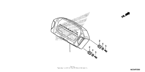 NC700X Спидометр