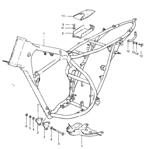 TS125 Frame comp