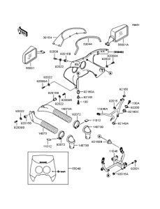 ZX400 カウリング
