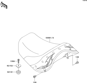 VN1500 Сиденье