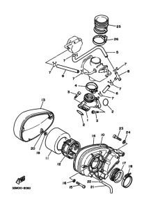 XV250S Впускная система