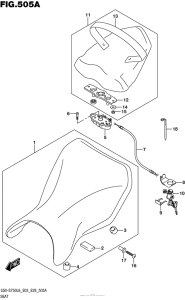 GSX-S750 (ABS) Сиденье