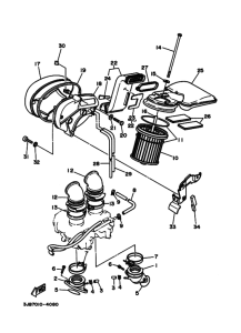 XV400 Brktthermistor