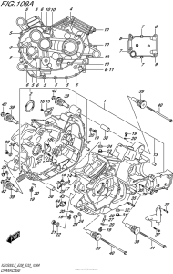 VL1500 Картер двигателя