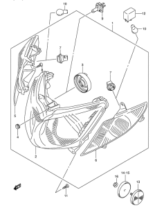 AN250 Front combination lamp
