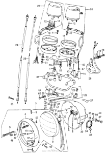 XL350 Спидометр + тахометр